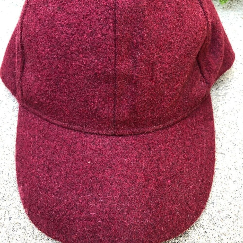 RAMPAGE Felt Baseball Hat Men's One Size Red Adjustable Cap​​ - Picture 2 of 5